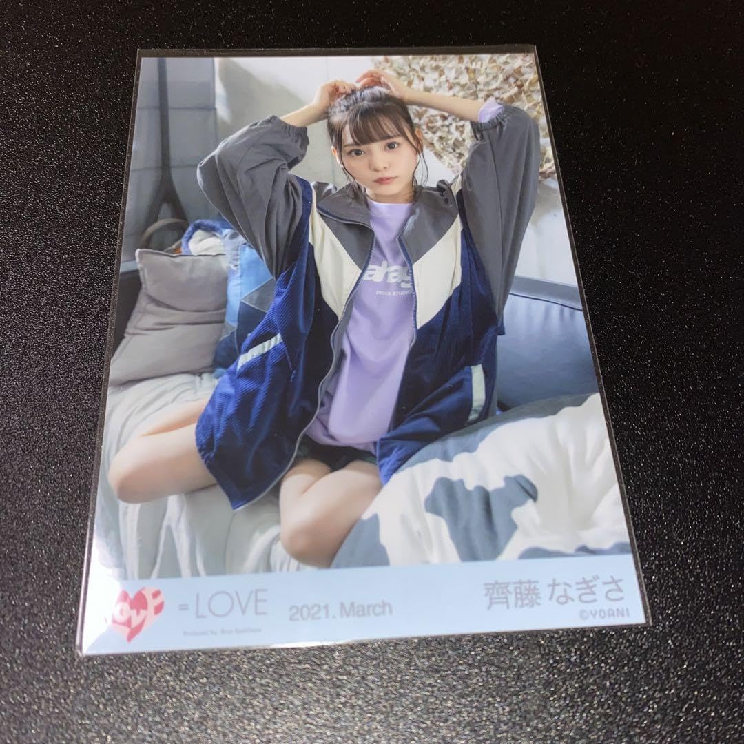 Amazon.co.jp: ＝LOVE イコラブ 齊藤なぎさ 生写真 しゅきぴ③ ヒキ